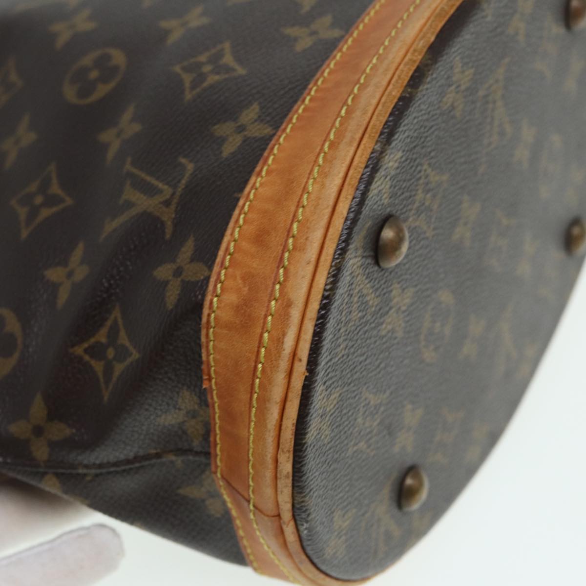 LOUIS VUITTON Monogram Bucket PM Shoulder Bag M42238 LV fm3598