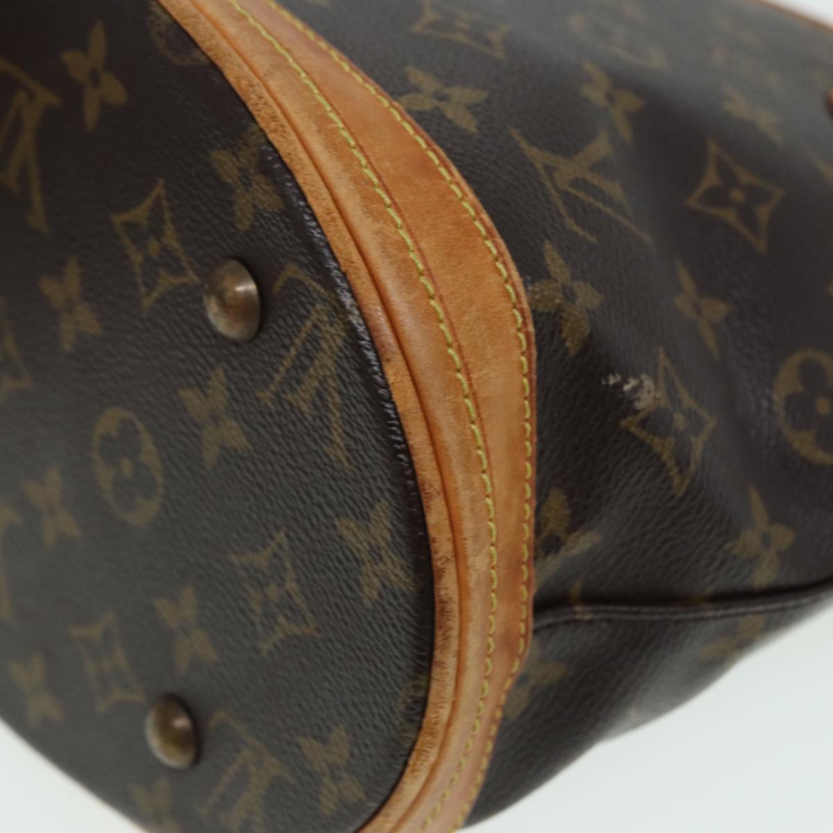 LOUIS VUITTON Monogram Bucket PM Shoulder Bag M42238 LV fm3598
