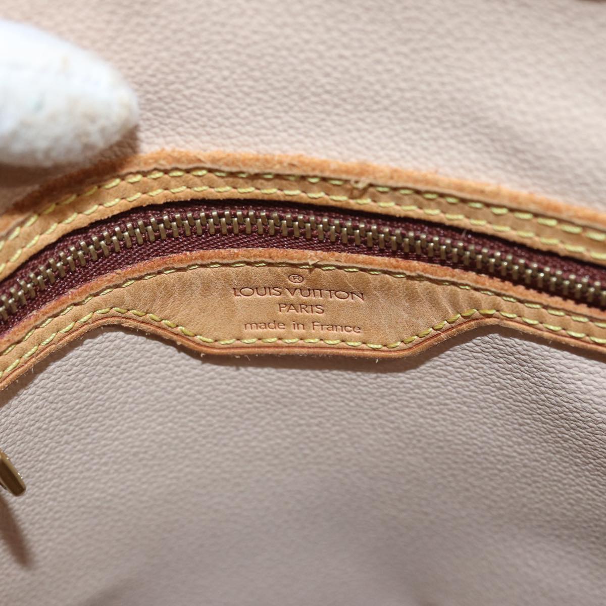 LOUIS VUITTON Monogram Bucket PM Shoulder Bag M42238 LV fm3598