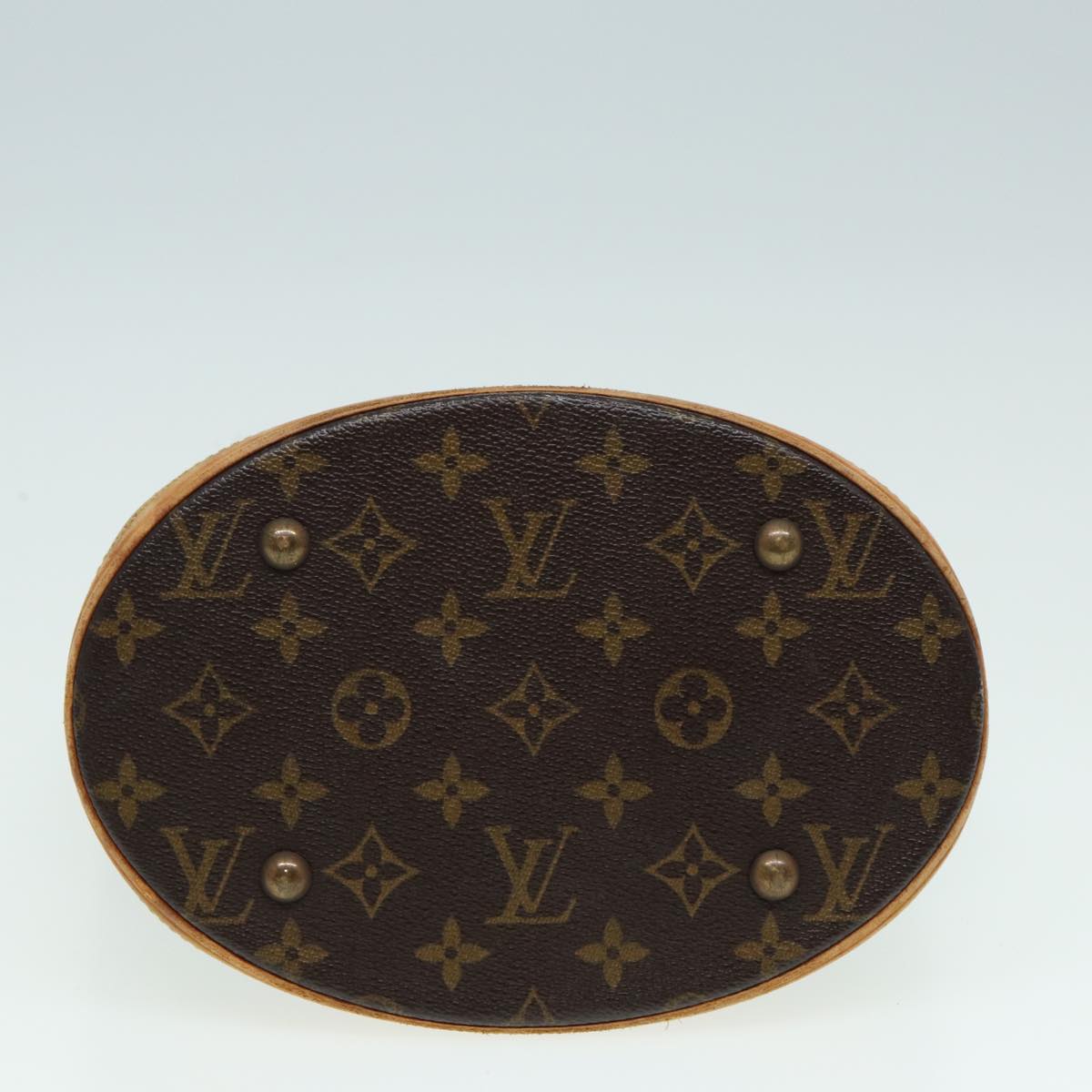 LOUIS VUITTON Monogram Bucket PM Shoulder Bag M42238 LV fm3598