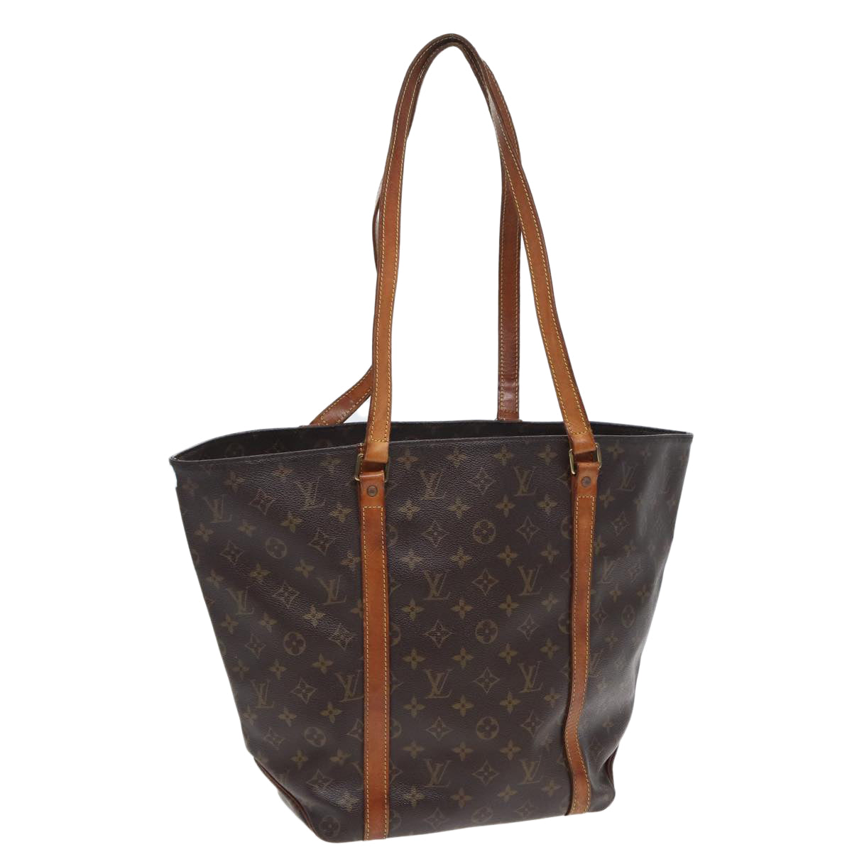 LOUIS VUITTON Monogram Sac Shopping Tote Bag M51108 LV fm3612