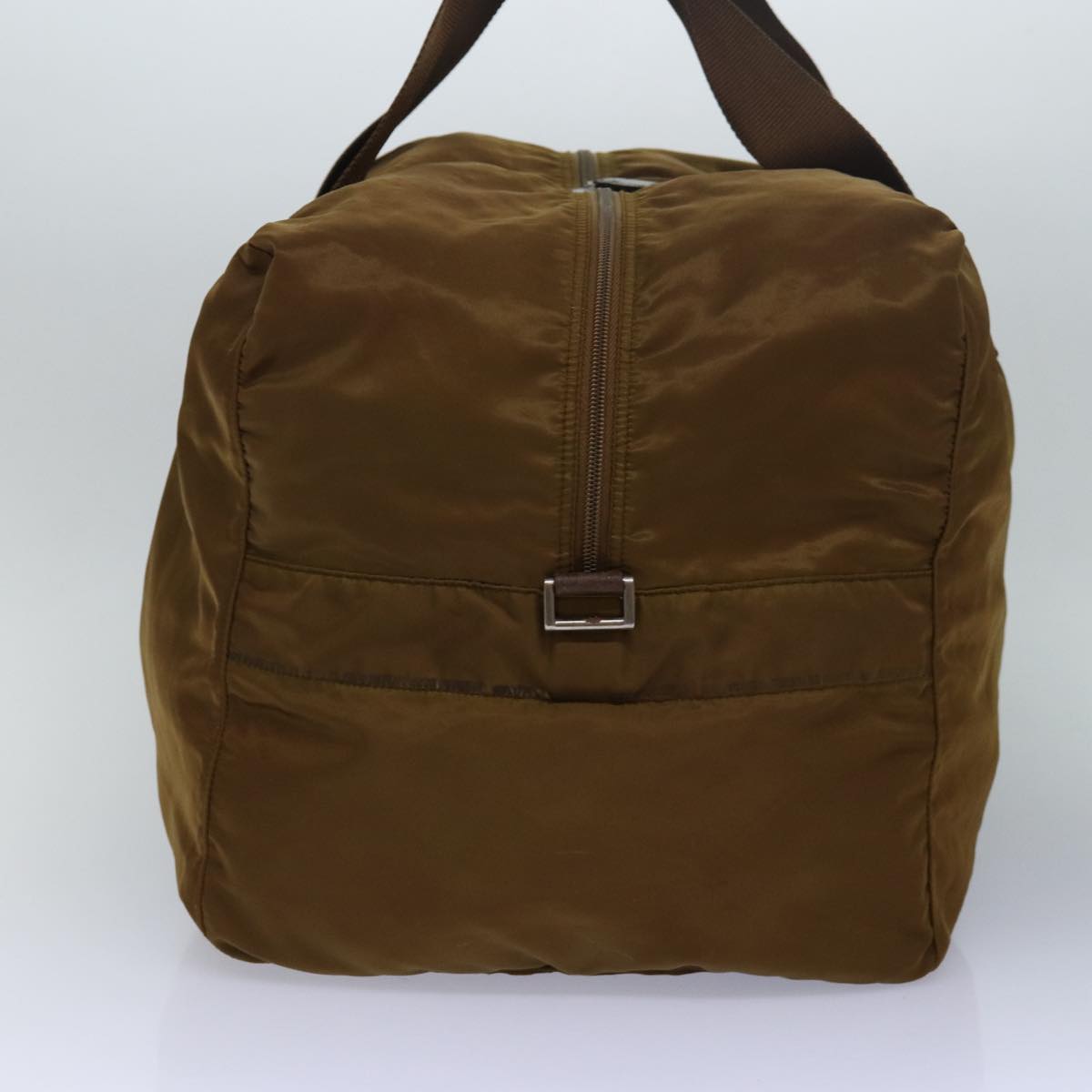 Luxury Prada Boston Bag Nylon Brown  fm3614