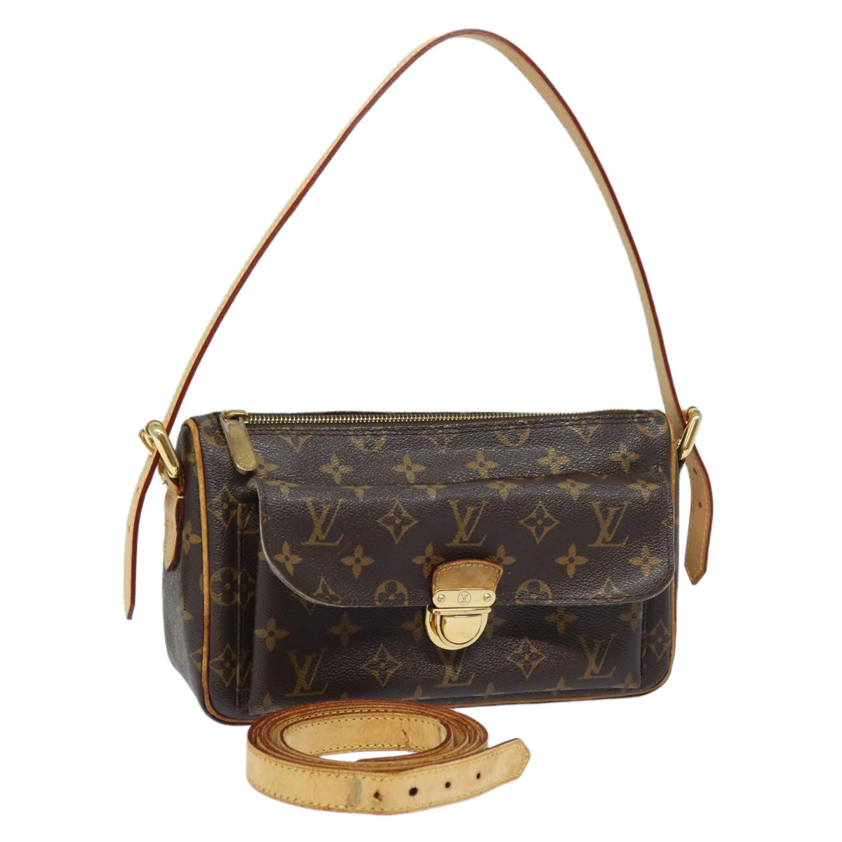 LOUIS VUITTON Monogram Ravello GM Shoulder Bag SPO LV fm3622