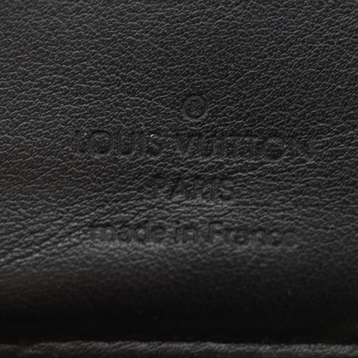LOUIS VUITTON Damier Geant Portefeuille Longipe Wallet Black M93546 fm3629
