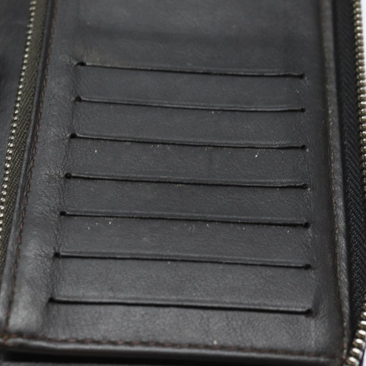 LOUIS VUITTON Damier Geant Portefeuille Longipe Wallet Black M93546 fm3629