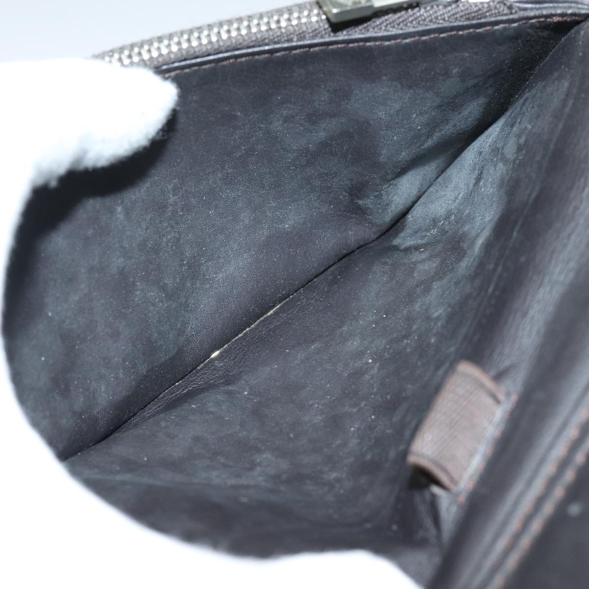 LOUIS VUITTON Damier Geant Portefeuille Longipe Wallet Black M93546 fm3629