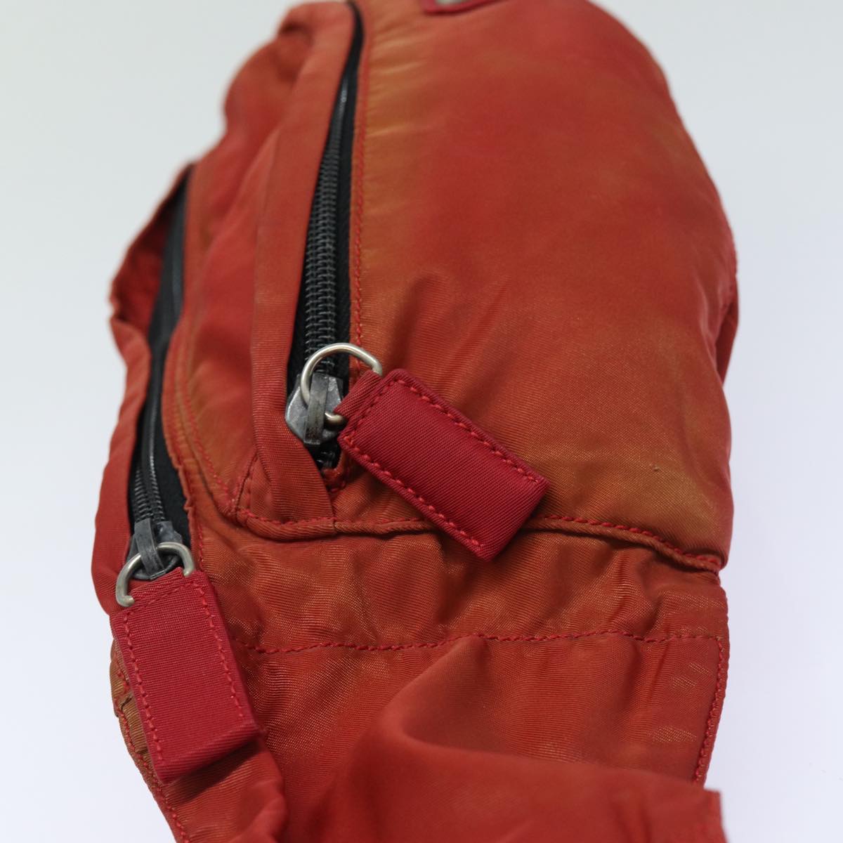 Luxury Prada Waist bag Nylon Red  fm3648