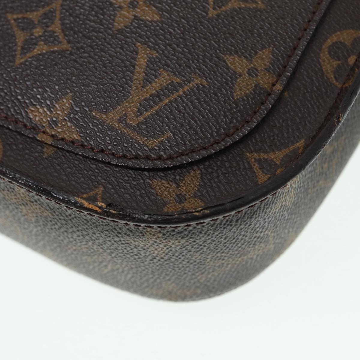LOUIS VUITTON Monogram Saint Cloud GM Shoulder Bag M51242 LV fm3696