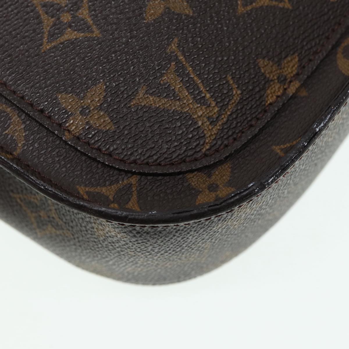 LOUIS VUITTON Monogram Saint Cloud GM Shoulder Bag M51242 LV fm3696