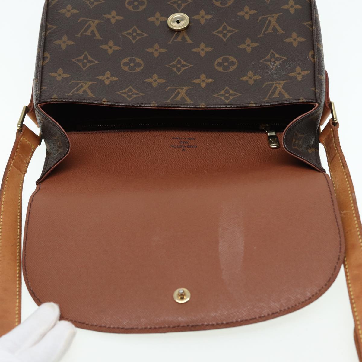 LOUIS VUITTON Monogram Saint Cloud GM Shoulder Bag M51242 LV fm3696