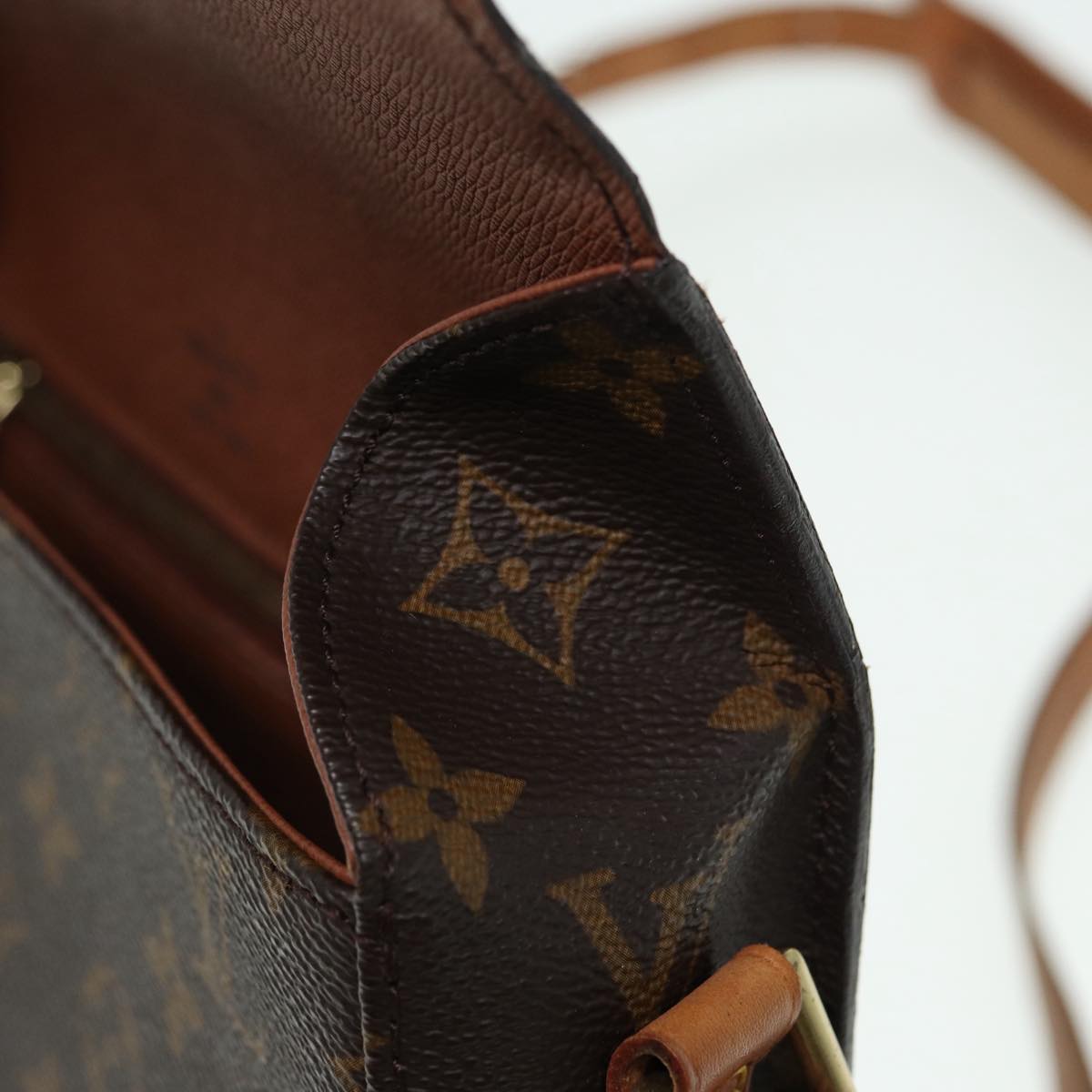 LOUIS VUITTON Monogram Saint Cloud GM Shoulder Bag M51242 LV fm3696
