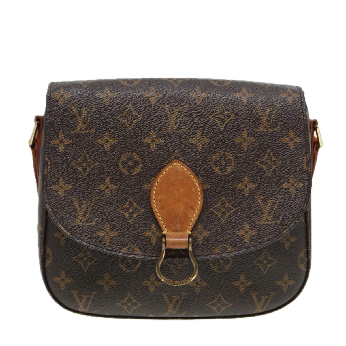 LOUIS VUITTON Monogram Saint Cloud GM Shoulder Bag M51242 LV fm3696