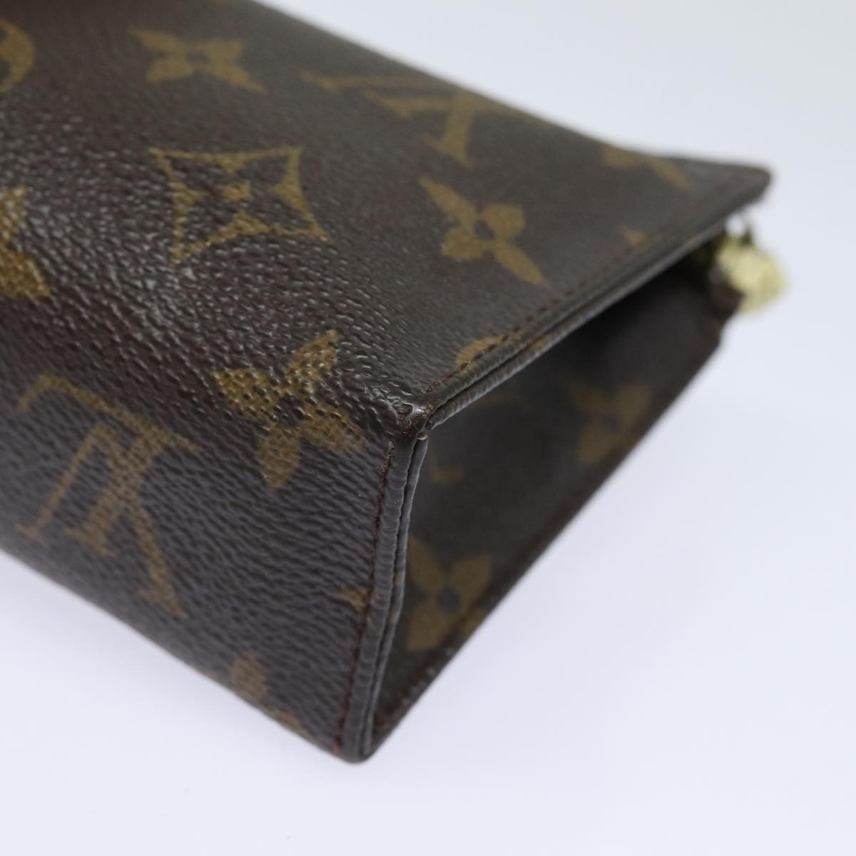 LOUIS VUITTON Monogram Poche Toilette 15 Pouch M47546 LV fm3698
