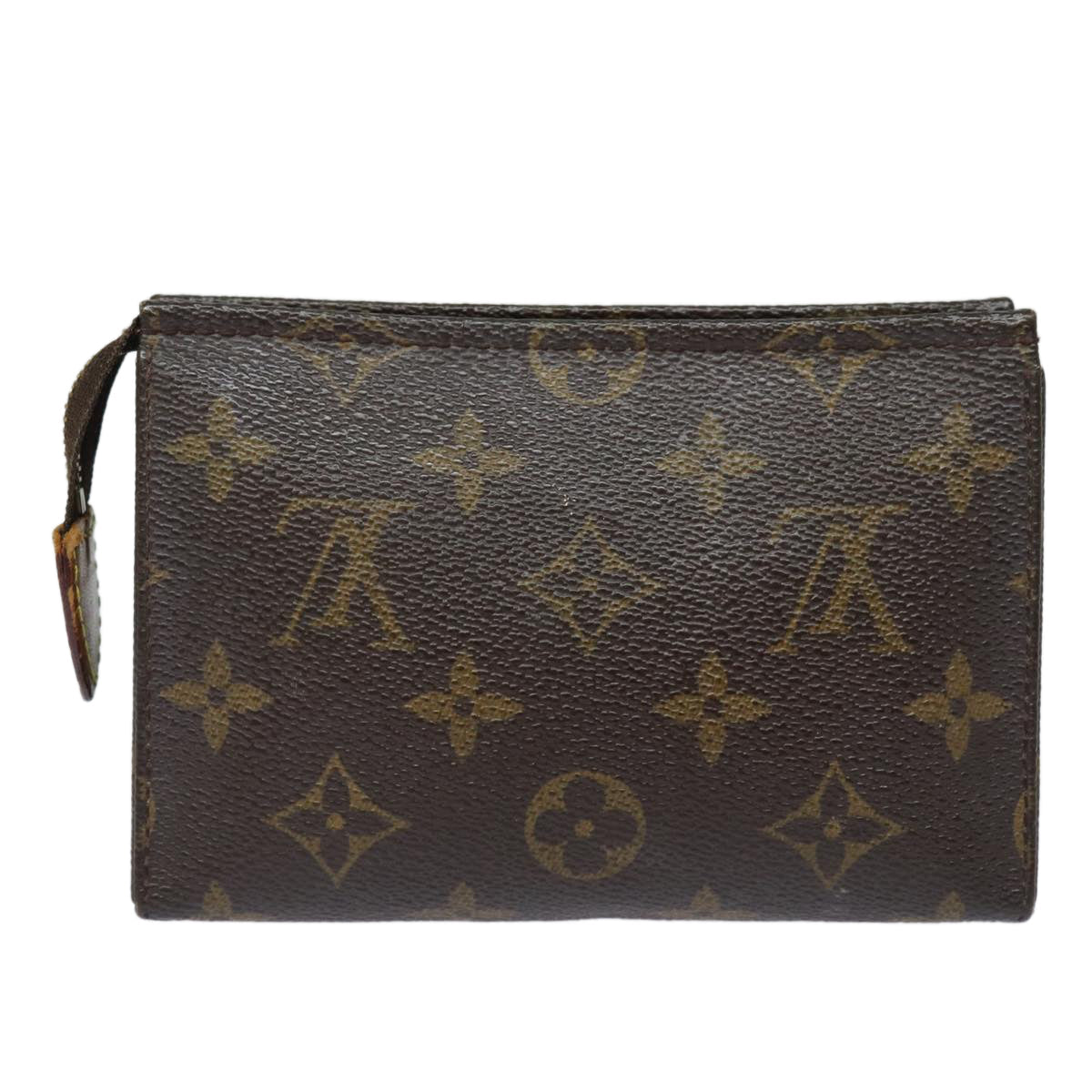 LOUIS VUITTON Monogram Poche Toilette 15 Pouch M47546 LV fm3698