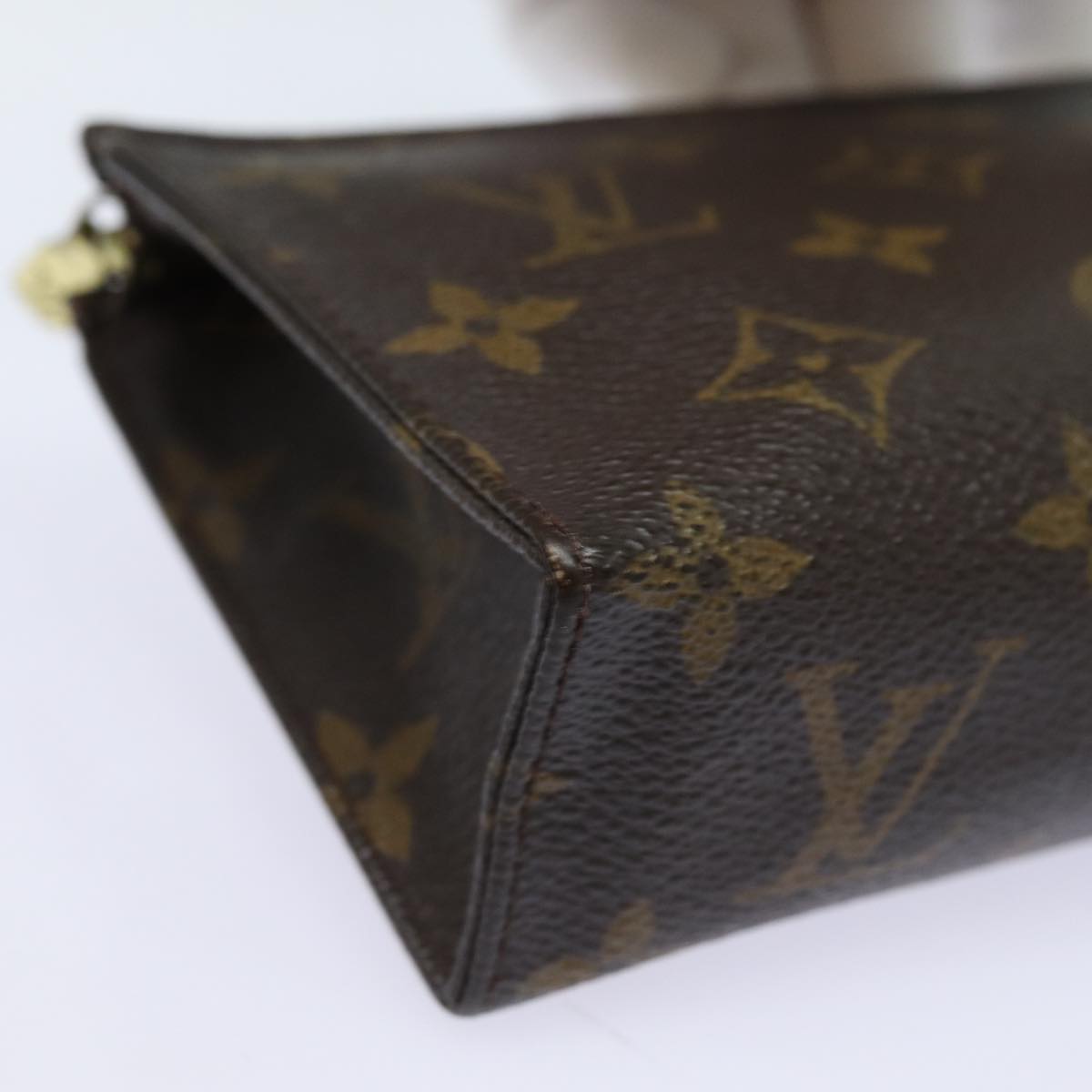 LOUIS VUITTON Monogram Poche Toilette 15 Pouch M47546 LV fm3698