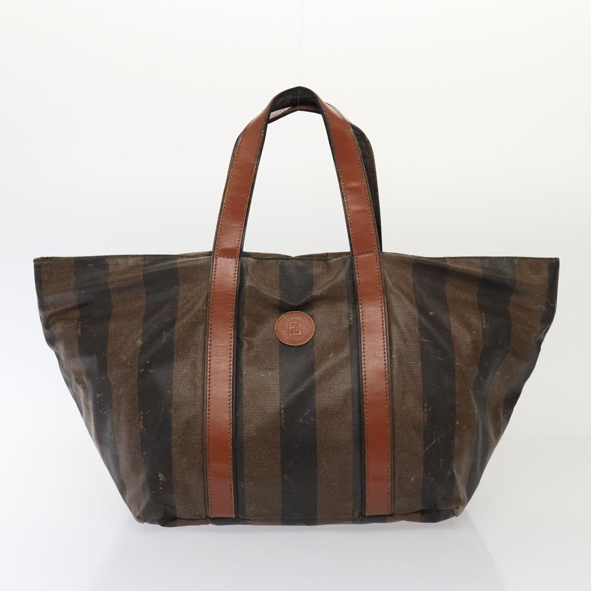 Luxury Fendi Pecan Canvas Hand Bag 3Set Black Brownfm3719