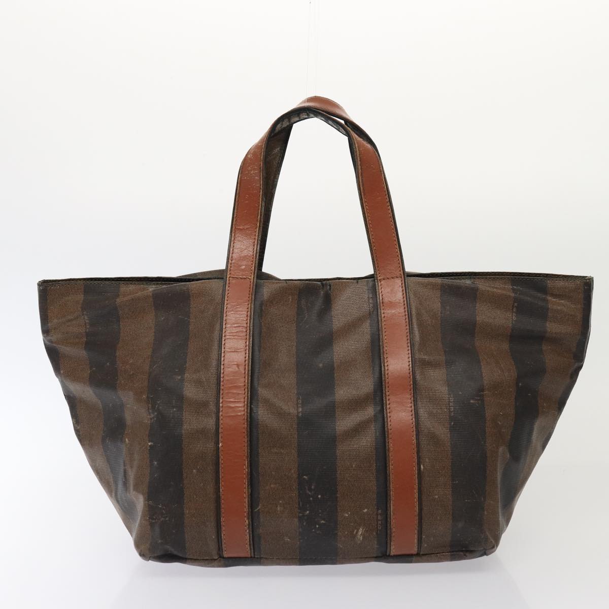 Luxury Fendi Pecan Canvas Hand Bag 3Set Black Brownfm3719