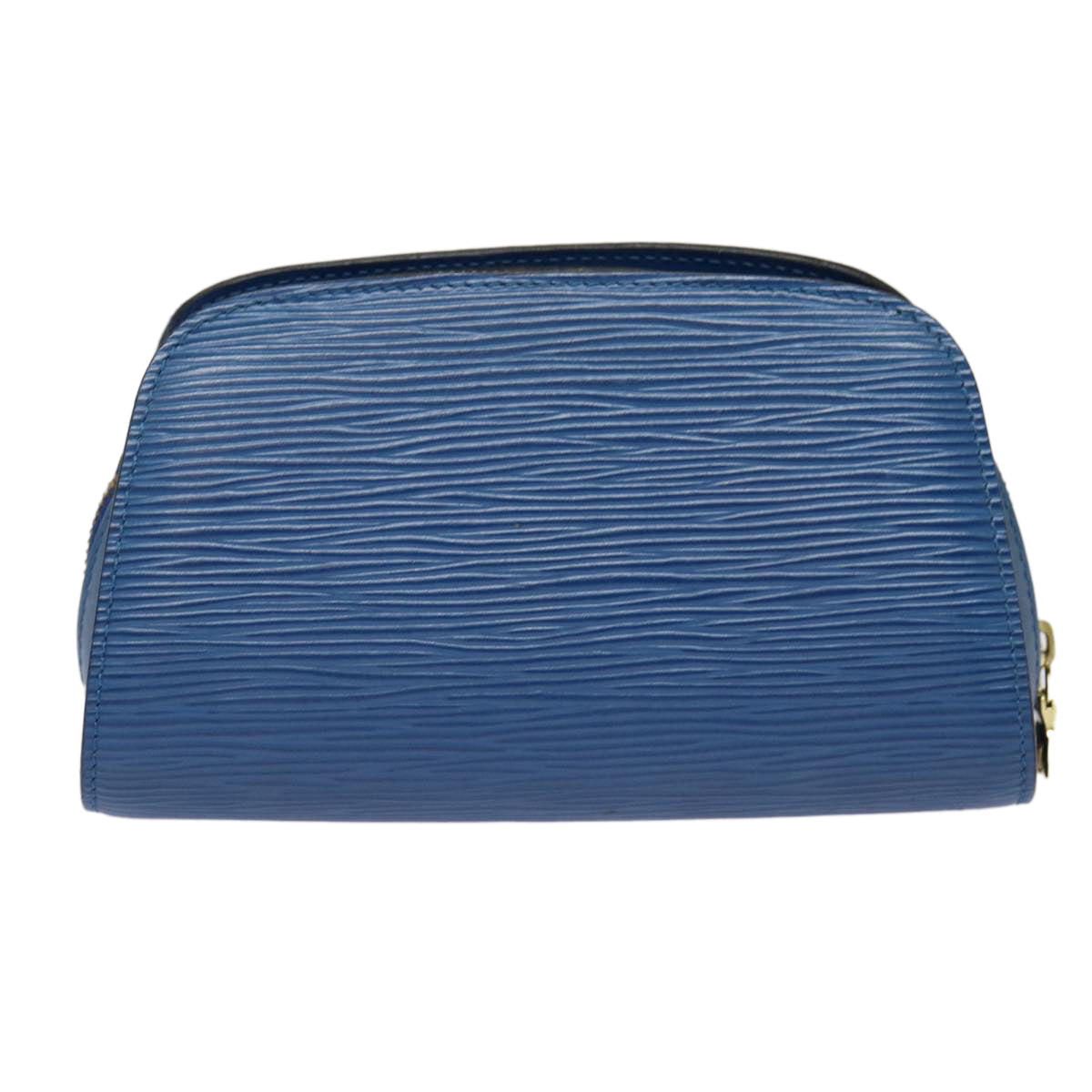 LOUIS VUITTON Epi Dauphine PM Pouch Blue M48445 LV fm3723