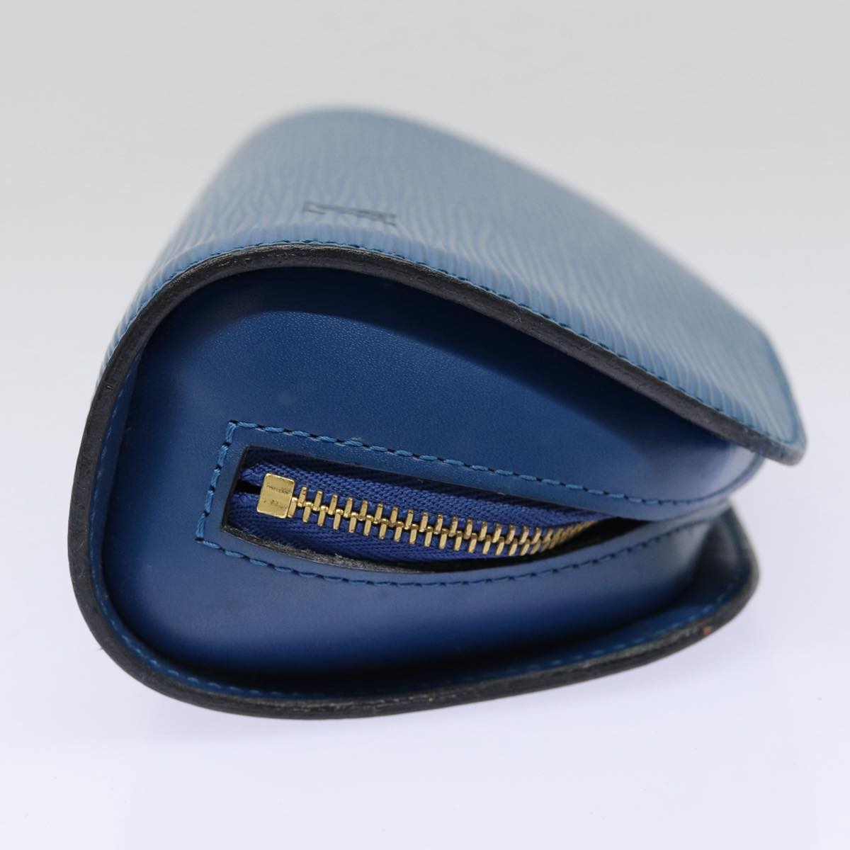 LOUIS VUITTON Epi Dauphine PM Pouch Blue M48445 LV fm3723