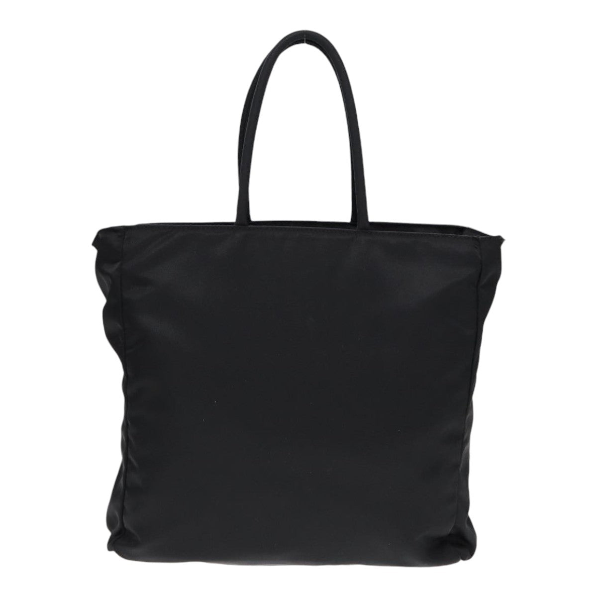 Luxury Prada Tote Bag Nylon Black Silver  fm3742