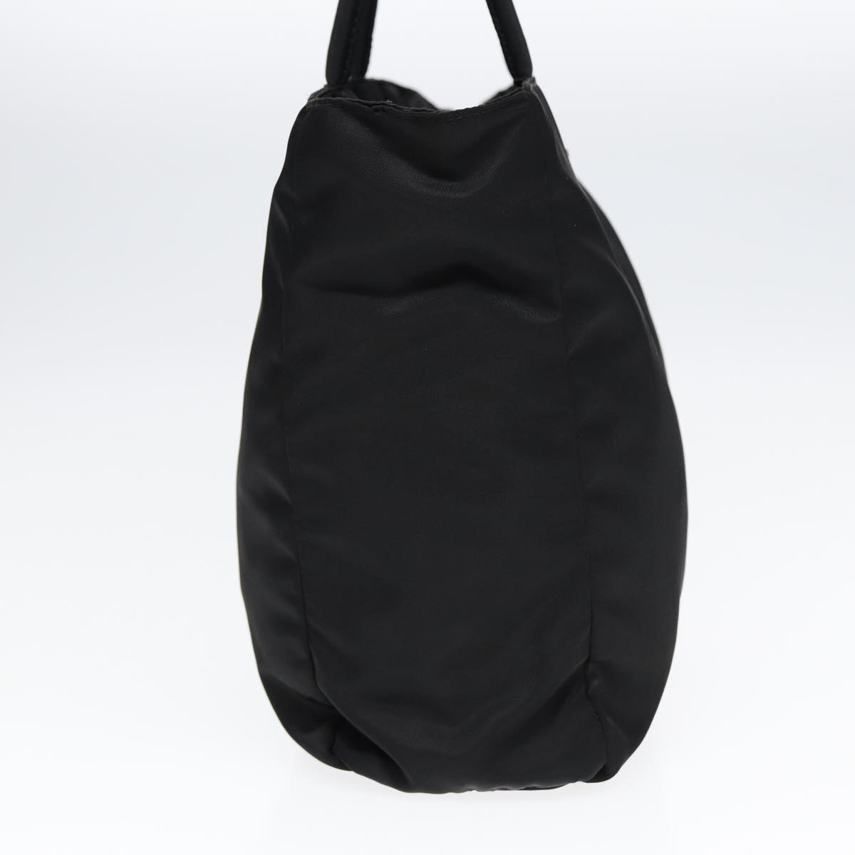 Luxury Prada Tote Bag Nylon Black Silver  fm3742