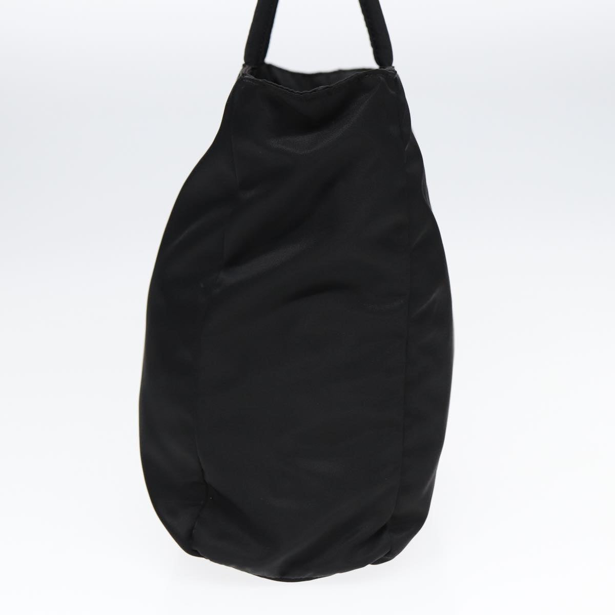 Luxury Prada Tote Bag Nylon Black Silver  fm3742