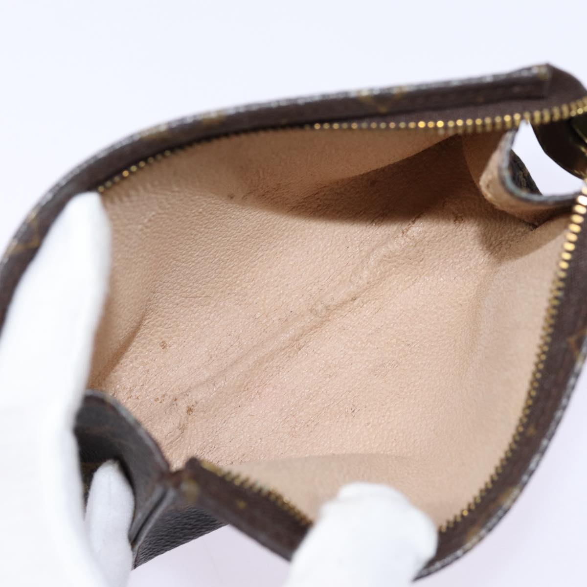 LOUIS VUITTON Monogram Poche Toilette 15 Pouch M47546 LV fm3761