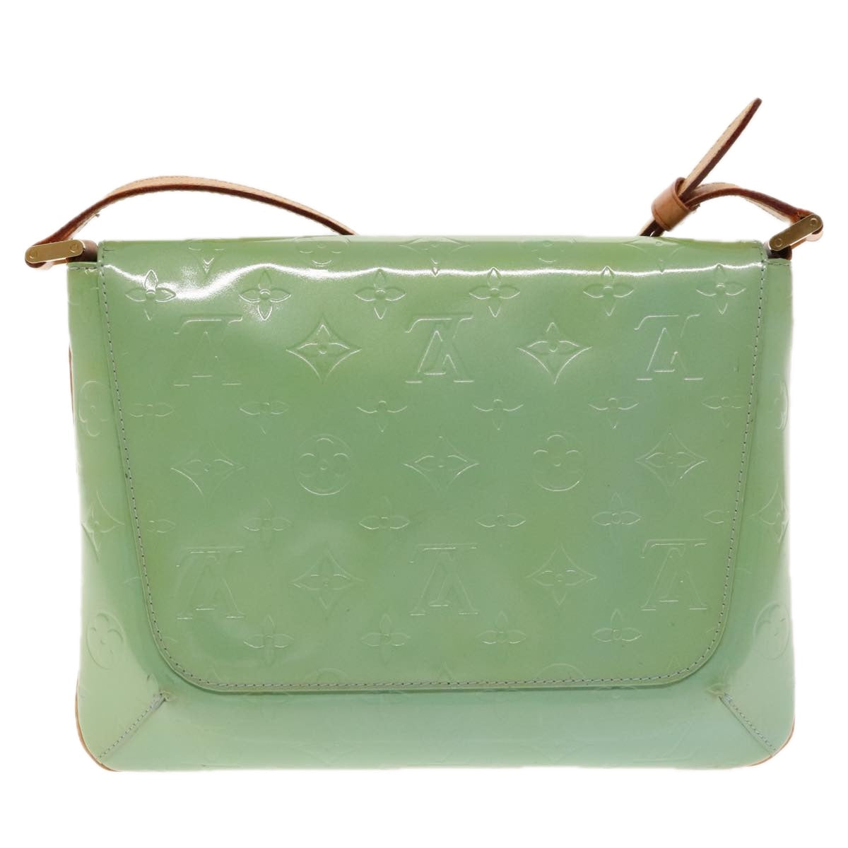 LOUIS VUITTON Monogram Vernis Thompson Street Bag Baby Blue M91009 fm3922