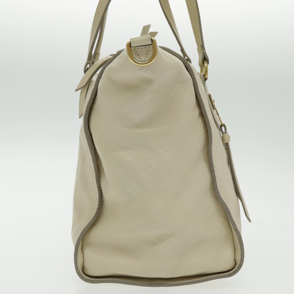 LOUIS VUITTON Monogram Empreinte Lumineuse PM Tote Bag Neige M93411 fm3942