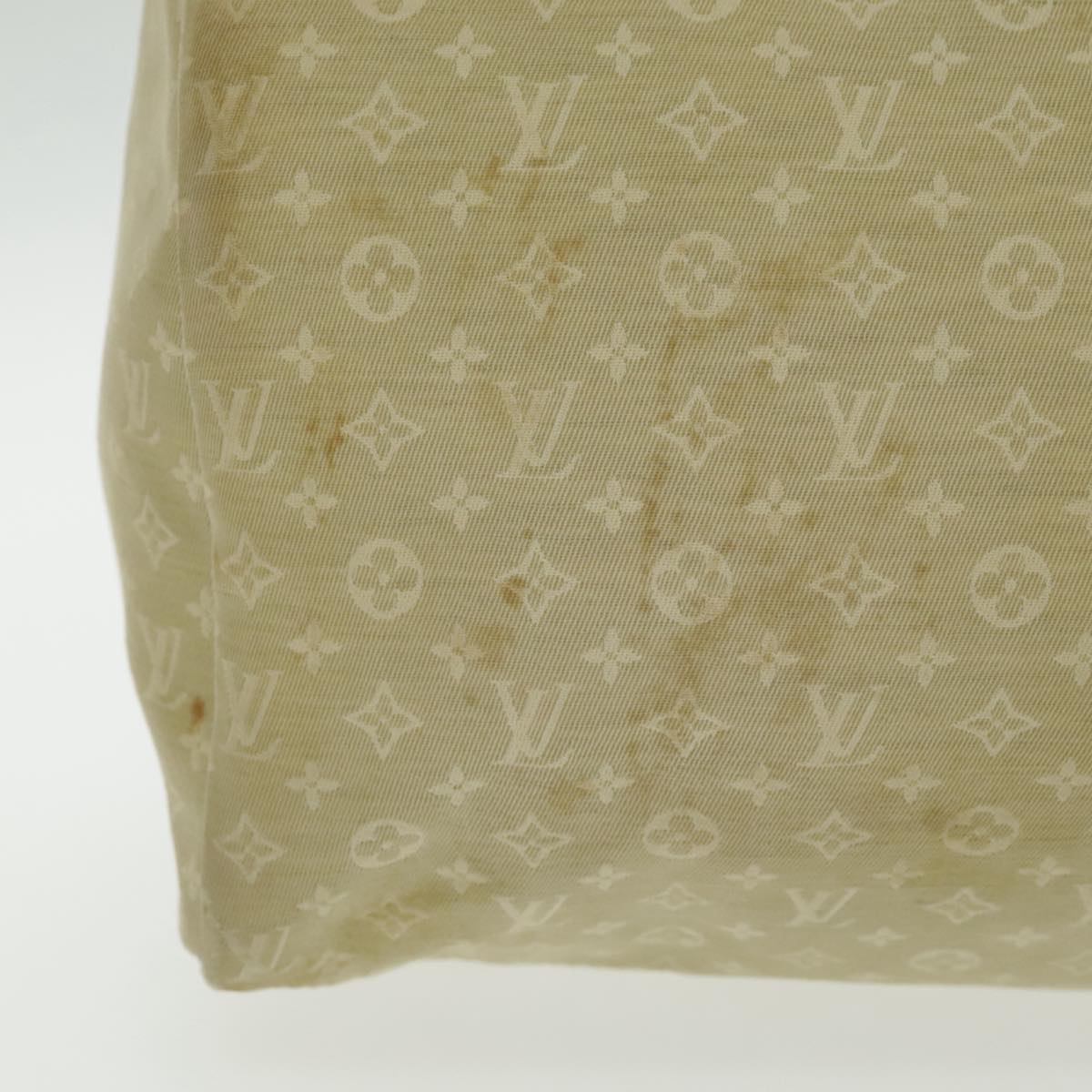LOUIS VUITTON Monogram Mini Lin Speedy 30 Bag White Dunne M95319 LV fm3945