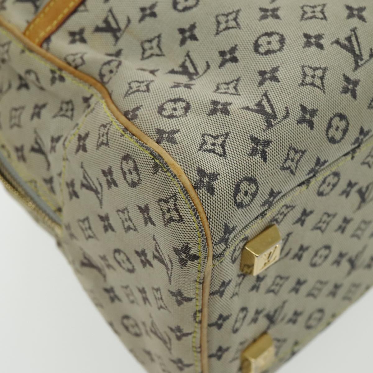 LOUIS VUITTON Monogram Mini Marie Hand Bag Blue M92003 LV fm3957