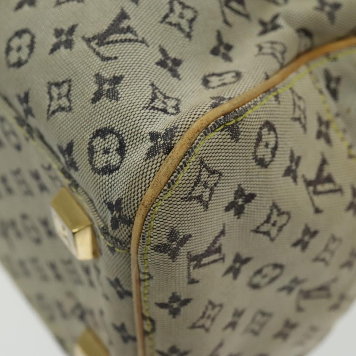 LOUIS VUITTON Monogram Mini Marie Hand Bag Blue M92003 LV fm3957