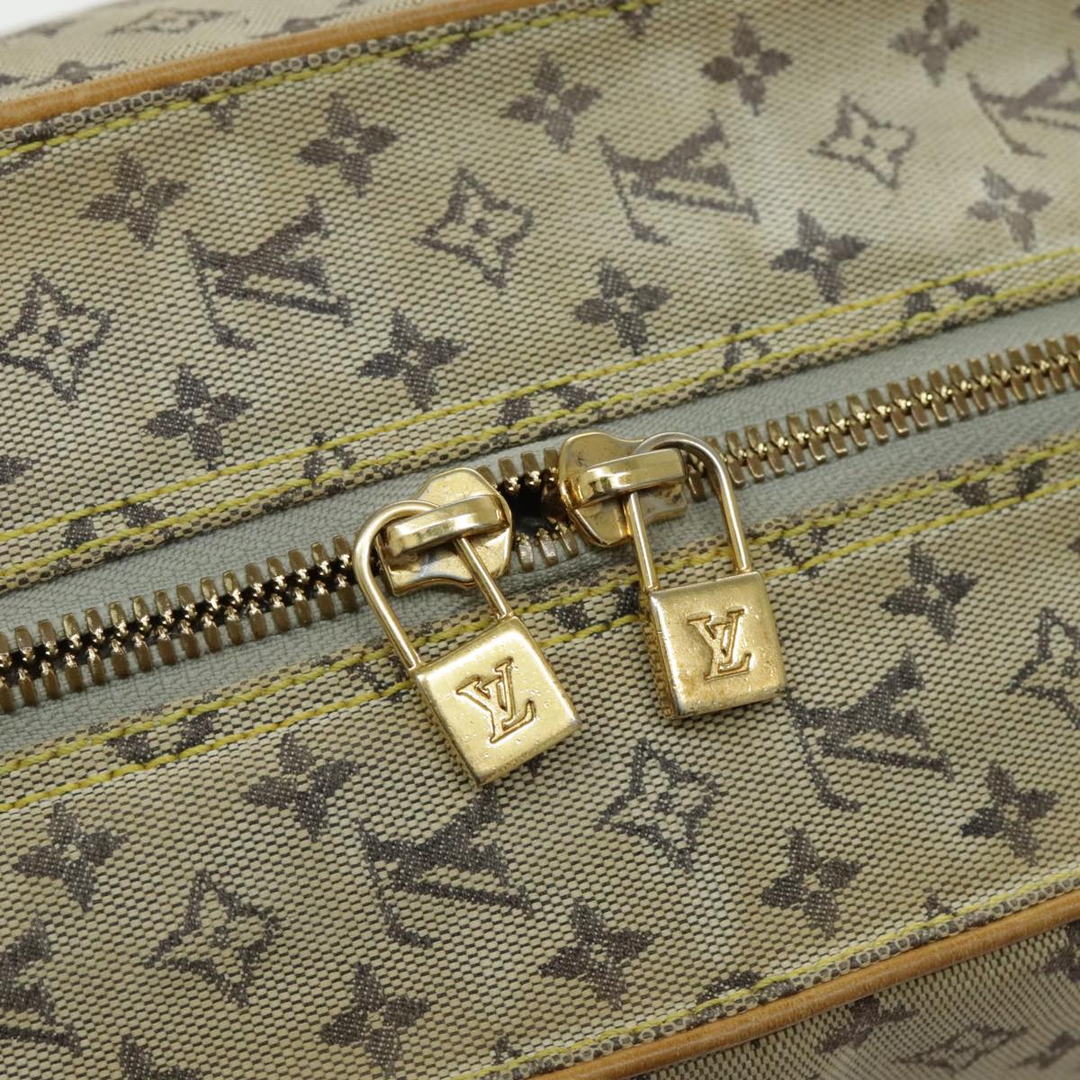 LOUIS VUITTON Monogram Mini Marie Hand Bag Blue M92003 LV fm3957