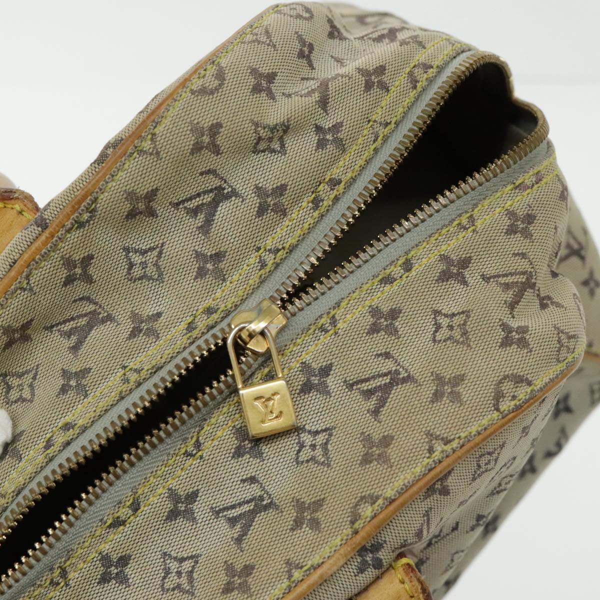 LOUIS VUITTON Monogram Mini Marie Hand Bag Blue M92003 LV fm3957