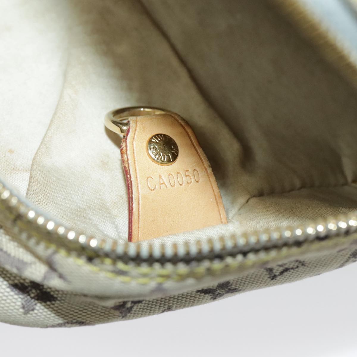 LOUIS VUITTON Monogram Mini Marie Hand Bag Blue M92003 LV fm3957
