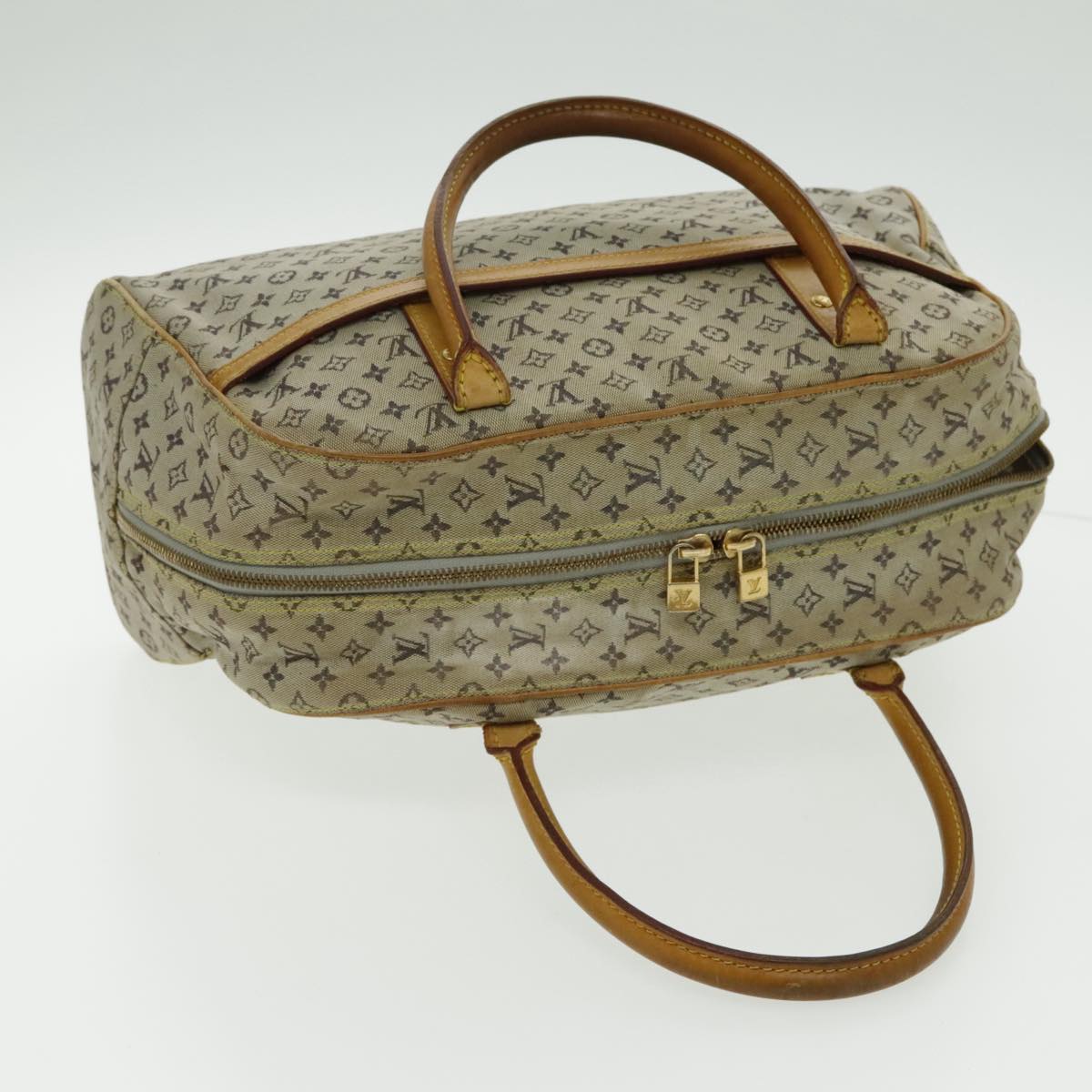 LOUIS VUITTON Monogram Mini Marie Hand Bag Blue M92003 LV fm3957