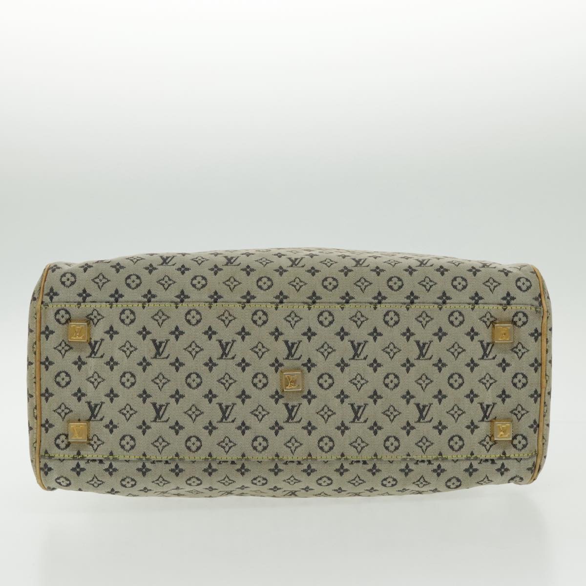 LOUIS VUITTON Monogram Mini Marie Hand Bag Blue M92003 LV fm3957