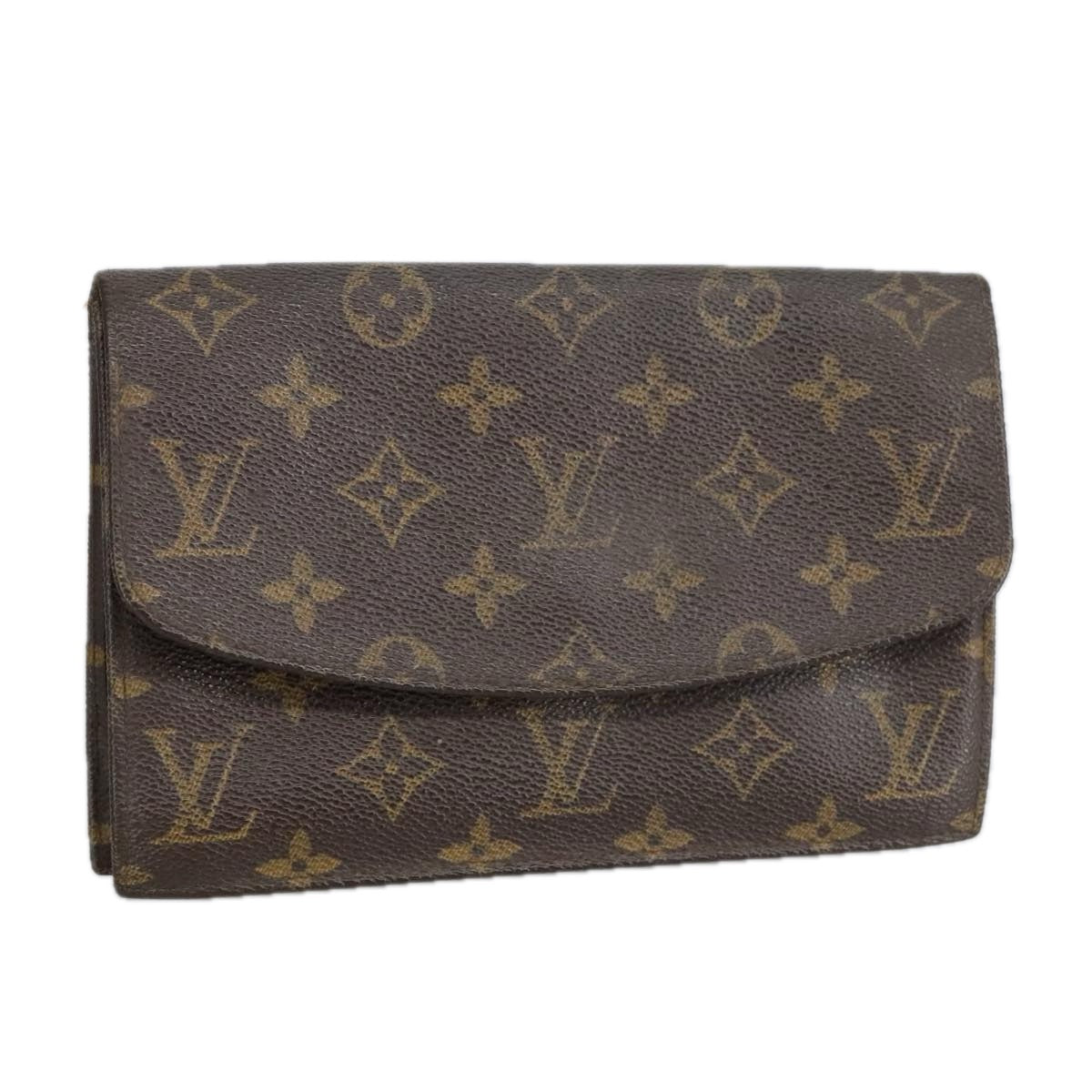 LOUIS VUITTON Monogram Pochette Rabat 20 Clutch Bag M51935 LV fm4026