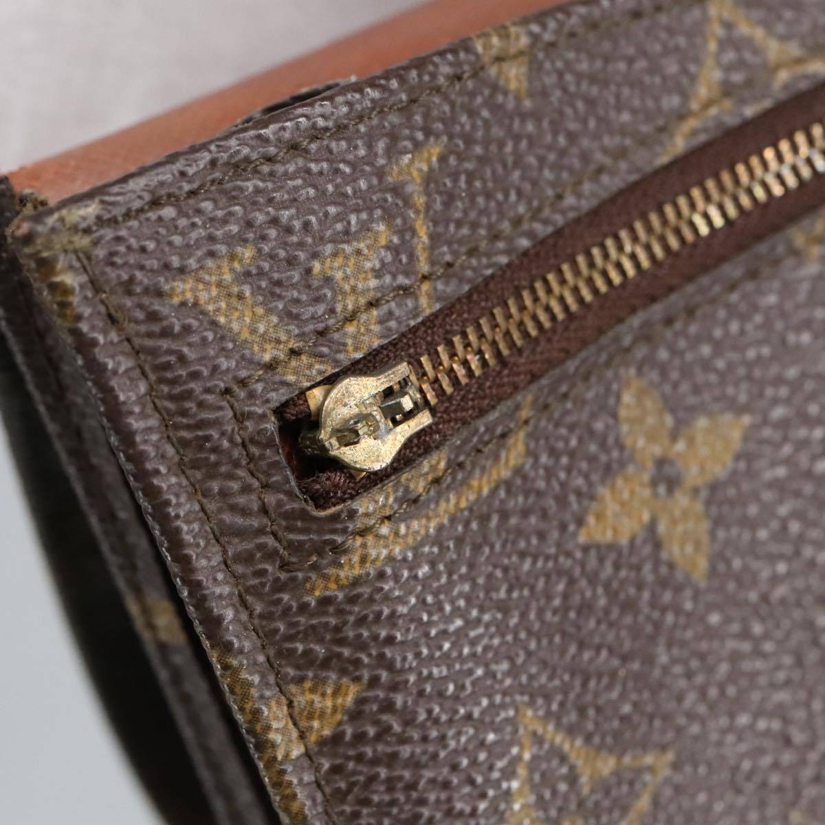 LOUIS VUITTON Monogram Pochette Rabat 20 Clutch Bag M51935 LV fm4026