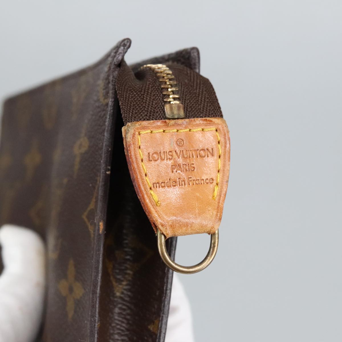 LOUIS VUITTON Monogram Bucket PM Accessory Pouch LV fm4035