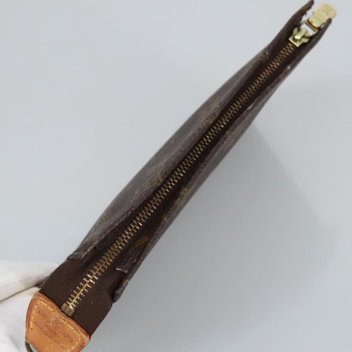LOUIS VUITTON Monogram Bucket PM Accessory Pouch LV fm4035