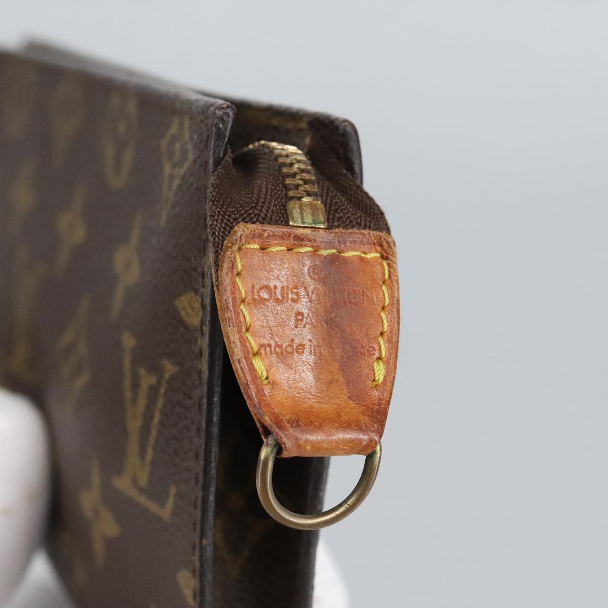 LOUIS VUITTON Monogram Bucket GM Pouch Accessory Pouch LV fm4037
