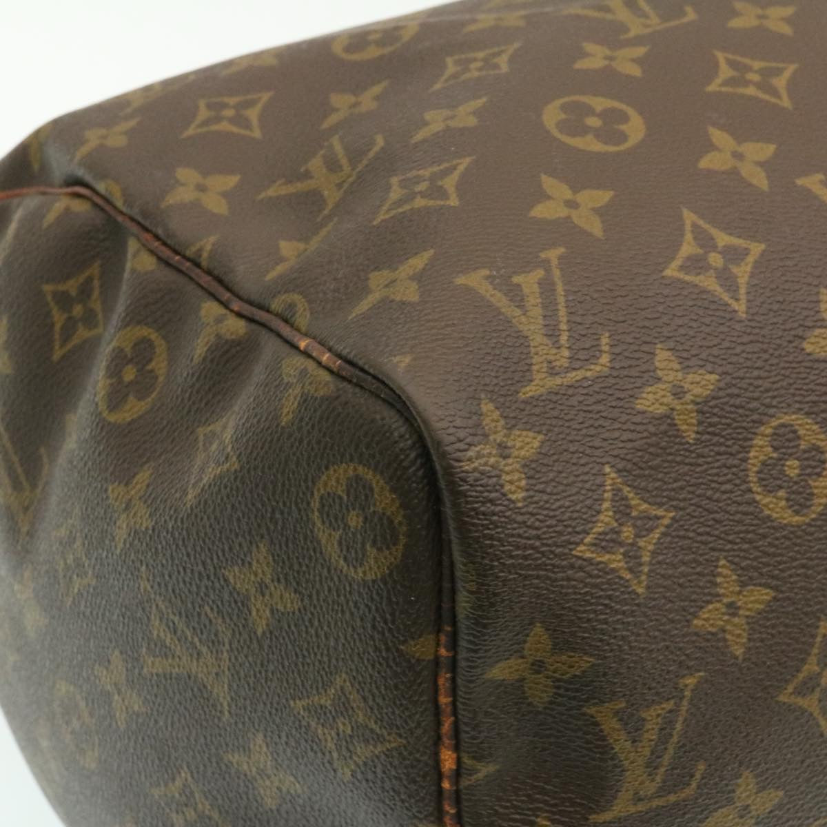 LOUIS VUITTON Monogram Keepall 45 Boston Bag M41428 LV fm898