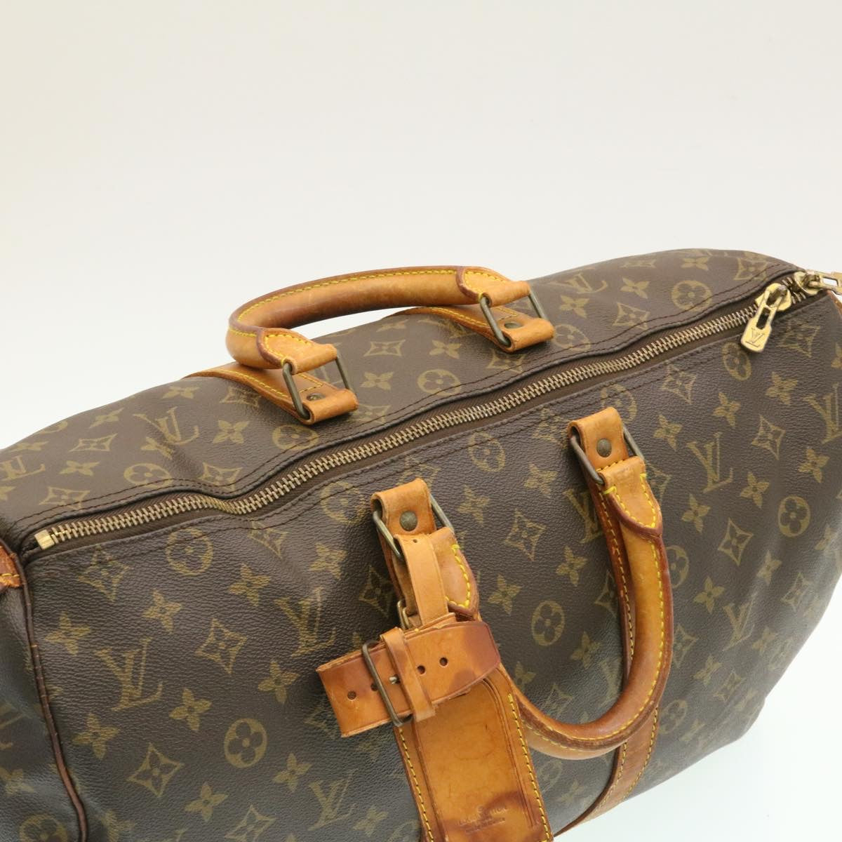 LOUIS VUITTON Monogram Keepall 45 Boston Bag M41428 LV fm898