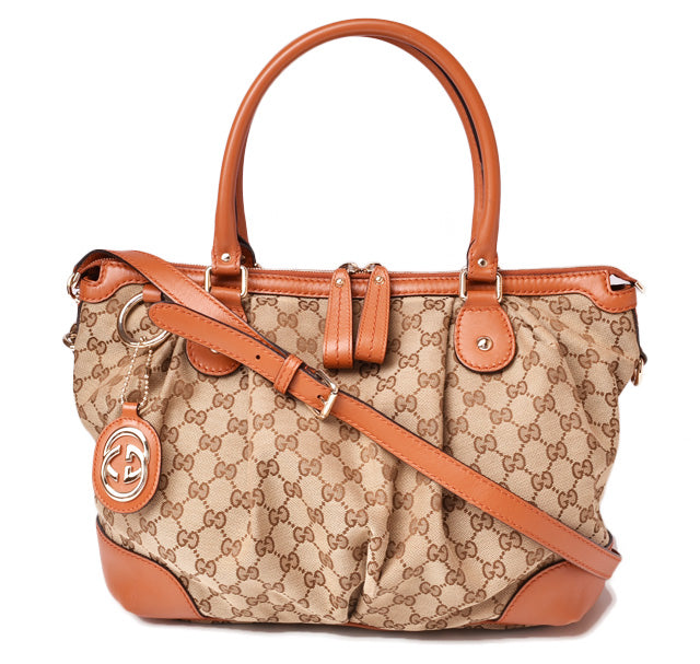 Luxury Gucci Trending 2025 GG Canvas 2-Way Tote/Shoulder Bag 285730