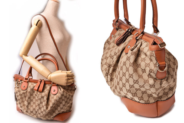 Luxury Gucci Trending 2025 GG Canvas 2-Way Tote/Shoulder Bag 285730