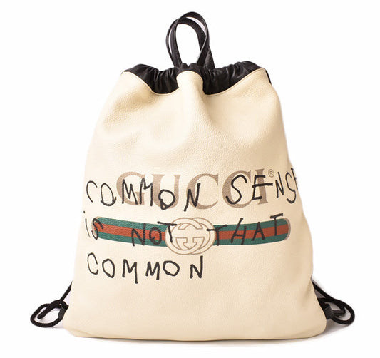 Luxury Gucci Trending 2025 Leather Backpack Drawstring 494053
