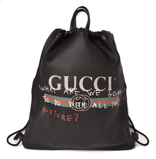Luxury Gucci Trending 2025 Leather Backpack Drawstring 494053