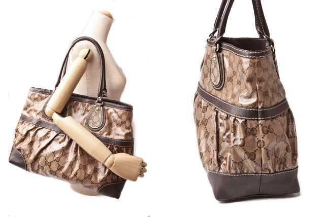 Luxury Gucci Trending 2025 Coated Canvas/Calf Tote Bag/Shoulder Bag 223963