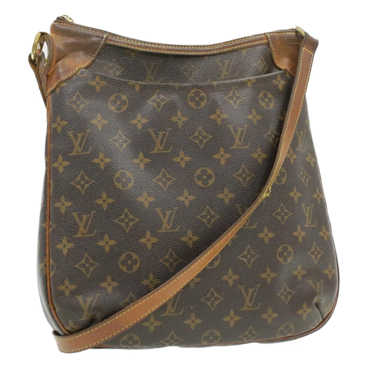LOUIS VUITTON Monogram Odeon MM Shoulder Bag M51980 LV am102g